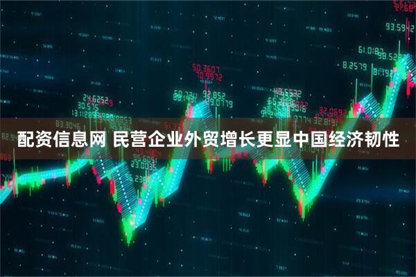 配资信息网 民营企业外贸增长更显中国经济韧性